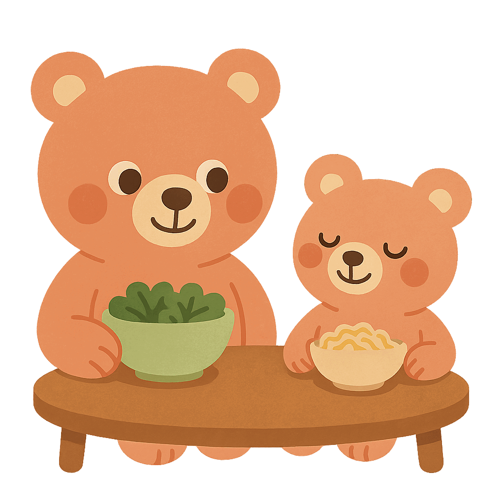 Family Meal Bears